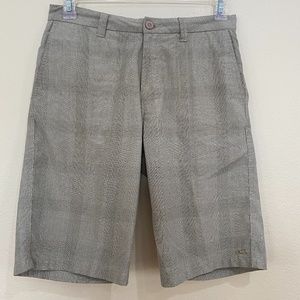 Mens O'neill gray shorts. EUC. Size 30 waist
